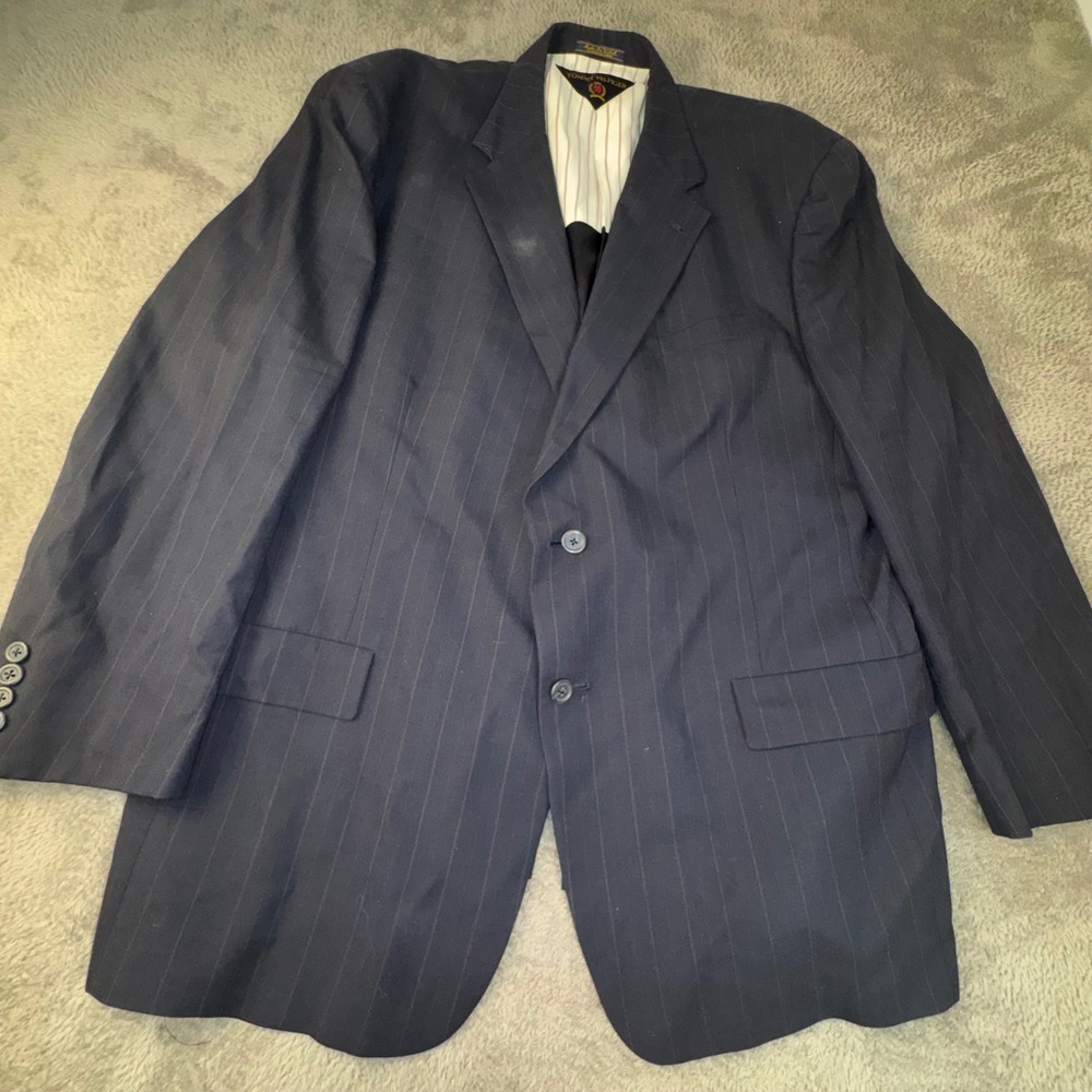 Tommy‎ Hilfiger Suit Set Pinstripe Two Piece Blazer Pants Men's